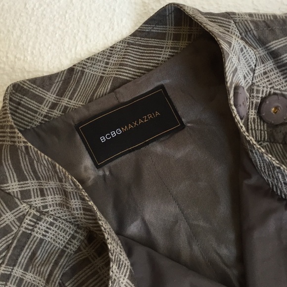 BCBG Gray Zip Jacket - Picture 2 of 4